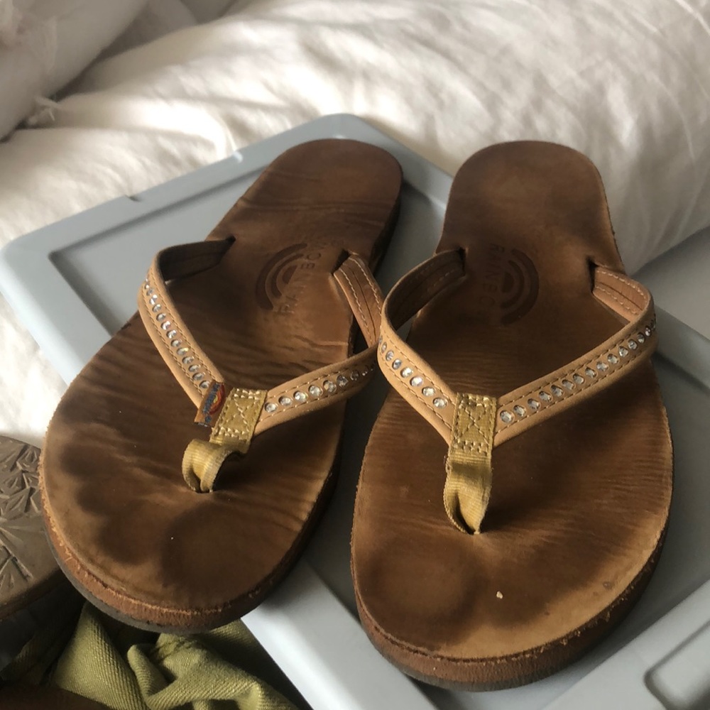 RAINBOW SANDALS W SWAROVSKI CRYSYALS